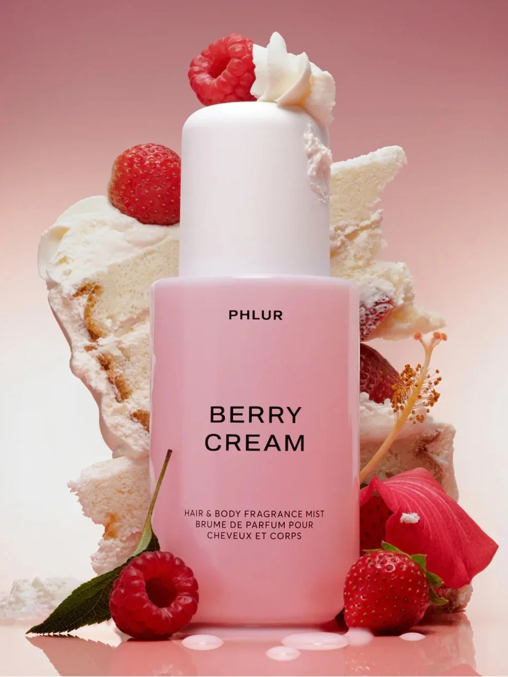 PHLUR Berry Cream Hair and Body Mist - 8 oz